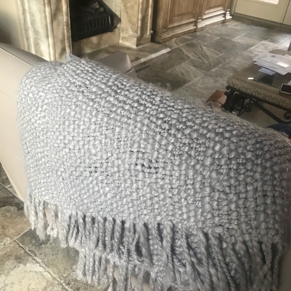 West Elm Chunky Knit Blanket